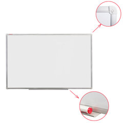 Доска магнитно-маркерная (100&times;180 см), алюминиевая рамка, ГАРАНТИЯ 10 ЛЕТ, РОССИЯ, BRAUBERG Стандарт, 235524