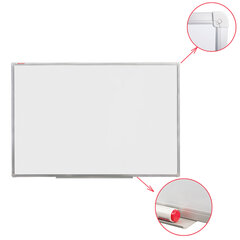 Доска магнитно-маркерная (120&times;180 см), алюминиевая рамка, ГАРАНТИЯ 10 ЛЕТ, РОССИЯ, BRAUBERG Стандарт, 235525