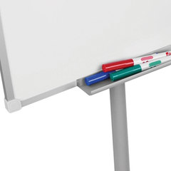 Доска-флипчарт магнитно-маркерная (70&times;100 см), передвижная, ГАРАНТИЯ 10 ЛЕТ, РОССИЯ, BRAUBERG Стандарт, 235527