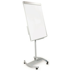 Доска-флипчарт магнитно-маркерная (70&times;100 см), передвижная, ГАРАНТИЯ 10 ЛЕТ, РОССИЯ, BRAUBERG Стандарт, 235527