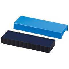 Датер-мини месяц буквами, &laquo;12 бухгалтерских терминов&raquo;, оттиск 45&times;3,8 мм, синий, TRODAT 4817, корпус черный