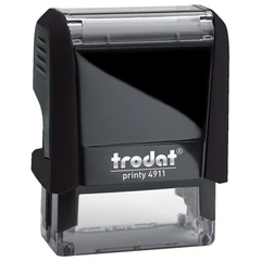 Оснастка для штампа, оттиск 38х14 мм, синий, TRODAT 4911 P4, корпус черный, подушка