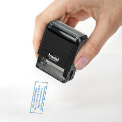 Оснастка для штампа, размер оттиска 47&times;18 мм, синий, TRODAT 4912 P4, подушка в комплекте