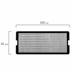 Касса русских букв и цифр универсальная, для самонаборных печатей и штампов TRODAT, 360 символов, шрифт 3,1 и 2,2 мм
