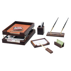 Набор подарочный настольный BESTAR "Apollon" из дерева, 7 предметов, цвет "орех", 236352