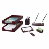 Набор подарочный настольный BESTAR "Apollon" из дерева, 7 предметов, цвет "красное дерево", 236353