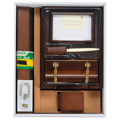 Набор подарочный настольный BESTAR &laquo;Ares&raquo; из дерева, 8 предметов, цвет &laquo;орех&raquo;, 236356