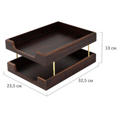 Набор подарочный настольный BESTAR &laquo;Ares&raquo; из дерева, 8 предметов, цвет &laquo;орех&raquo;, 236356