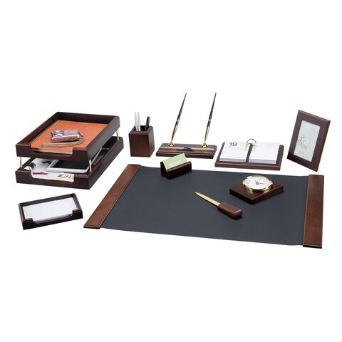 Набор подарочный настольный BESTAR "Artemis" из дерева, 11 предметов, цвет "орех", 236357