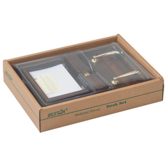 Набор подарочный настольный BESTAR &laquo;Neptun&raquo; из дерева, 5 предметов, цвет &laquo;красное дерево&raquo;, 236370