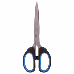 Ножницы BRAUBERG &laquo;Classic+&raquo;, 160 мм, черно-синие, классической формы, резиновые вставки, 236447