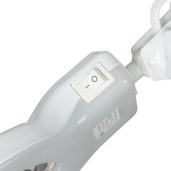 Настольная лампа светильник Леда С20 на струбцине, СВЕТОДИОДНАЯ, 8 Вт, ЛУПА (2/<wbr/>9 раз), белый