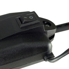 Настольная лампа светильник Дельта + на подставке, ЛЮМИНЕСЦЕНТНАЯ, цоколь 2G7, 11 Вт, чёрный