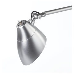 Настольная лампа / светильник SONNEN PH-104, на подставке, LED, 8 Вт, металлический корпус, серый, 236691