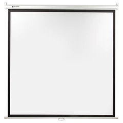 Экран проекционный настенный (150&times;150 см), матовый, 1:1, BRAUBERG &laquo;WALL&raquo;, 236725