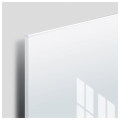 Доска магнитно-маркерная стеклянная 45&times;45 см, 3 магнита, БЕЛАЯ, BRAUBERG, 236735