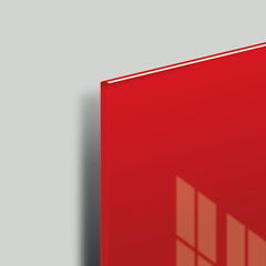 Доска магнитно-маркерная стеклянная 40&times;60 см, 3 магнита, КРАСНАЯ, BRAUBERG, 236746