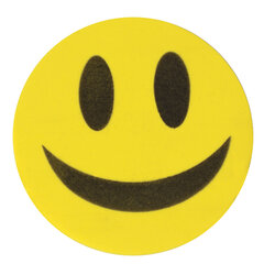 Стиратель магнитный для магнитно-маркерной доски, круглый, диаметр 90 мм, &laquo;Смайлик&raquo;, STAFF &laquo;Basic&raquo;, 236751