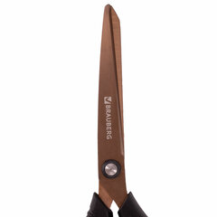 Ножницы BRAUBERG &laquo;Heavy Duty&raquo;, 210 мм, суперпрочные, титановое покрытие, 2-х сторонняя заточка, 236790