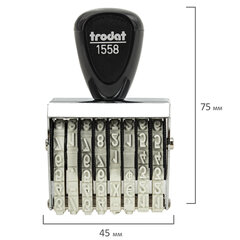 Нумератор ручной ленточный, 8 разрядов, оттиск 38&times;5 мм, TRODAT 1558