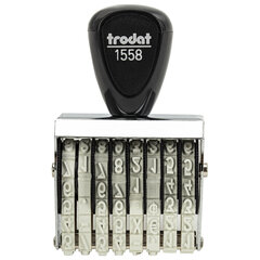 Нумератор ручной ленточный, 8 разрядов, оттиск 38&times;5 мм, TRODAT 1558
