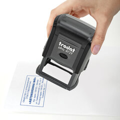 Оснастка для штампа, размер оттиска 50&times;30 мм, синий, TRODAT 4929, подушка в комплекте