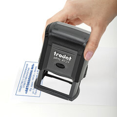 Оснастка для штампа, размер оттиска 60&times;33 мм, синий, TRODAT 4928, подушка в комплекте