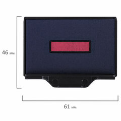 Подушка сменная 56&times;33 мм, сине-красная, для TRODAT 5460, 5465, арт. 6/<wbr/>56/<wbr/>2