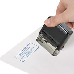 Оснастка для штампа, размер оттиска 58&times;22 мм, синий, TRODAT IDEAL 4913 P2, подушка в комплекте