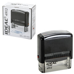 Оснастка для штампа, размер оттиска 58&times;22 мм, синий, TRODAT IDEAL 4913 P2, подушка в комплекте