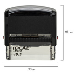 Оснастка для штампа, размер оттиска 70&times;25 мм, синий, TRODAT IDEAL 4915 P2, подушка в комплекте