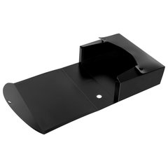 Короб архивный (330&times;245 мм), 100 мм, пластик, разборный, до 900 листов, черный, 0,9 мм, BRAUBERG &laquo;Energy&raquo;, 236854