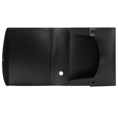 Короб архивный (330&times;245 мм), 100 мм, пластик, разборный, до 900 листов, черный, 0,9 мм, BRAUBERG &laquo;Energy&raquo;, 236854