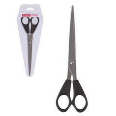 Изображение товара Ножницы STAFF Basic 180 мм черные с ПВХ чехлом для правшей