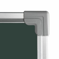 Доска для мела магнитная 3-х элементная 100&times;150/<wbr/>300 см, ДОПОЛНИТЕЛЬНАЯ ЛИНИЯ/<wbr/>КЛЕТКА, зеленая, BRAUBERG, 236972