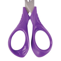 Ножницы ЮНЛАНДИЯ &laquo;КОТИК МЯУ&raquo;, 130 мм, картонная упаковка с подвесом, ассорти, 236978