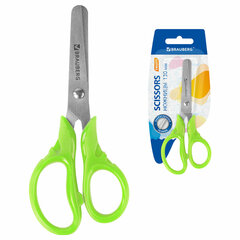 Ножницы BRAUBERG &laquo;FRUITY&raquo;, 130 мм, ассорти, эргономичные ручки, закругленные лезвия, 236980