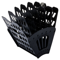 Лоток для бумаг веерный BRAUBERG &laquo;Basic&raquo; 7-ми секционный, 6 отделений, сетчатый, черный, 237019