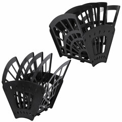 Лоток для бумаг веерный STAFF 5-ти секционный, 4 отделения, сетчатый, черный, 237021