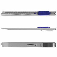 Нож канцелярский 9 мм BRAUBERG &laquo;Extra 60&raquo; металлический, подвес, 237085