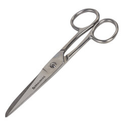 Ножницы цельнометаллические BRAUBERG &laquo;Professional&raquo;, 175 мм, классической формы, 237102