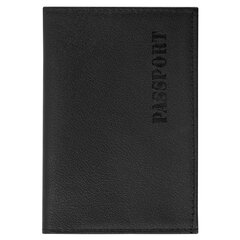 Обложка для паспорта натуральная кожа галант, &laquo;PASSPORT&raquo;, черная, BRAUBERG, 237179