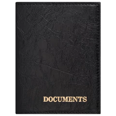 Обложка для автодокументов STAFF &laquo;Profit&raquo;, экокожа, &laquo;DOCUMENTS&raquo;, черная, 237181