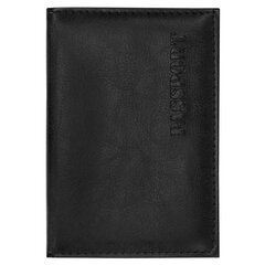 Обложка для паспорта экокожа, мягкая вставка изолон, &laquo;PASSPORT&raquo;, черная, STAFF Profit, 237183