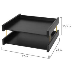 Набор подарочный настольный BESTAR &laquo;Platon&raquo; из дерева, 12 предметов, цвет &laquo;черное дерево&raquo;, 237214