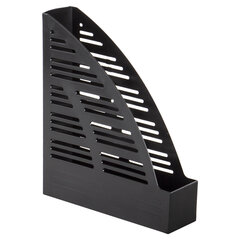 Лоток вертикальный для бумаг BRAUBERG &laquo;Standard&raquo;, 245&times;70&times;295 мм, черный, 237220