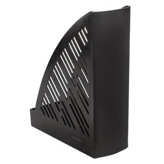 Лоток вертикальный для бумаг BRAUBERG &laquo;Standard+&raquo;, 250&times;90&times;300 мм, черный, 237224