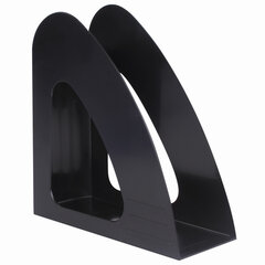 Лоток вертикальный для бумаг BRAUBERG &laquo;Delta&raquo;, 240&times;90&times;240 мм, черный, 237239