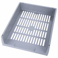 Лотки горизонтальные для бумаг, КОМПЛЕКТ 3 шт., 340&times;270&times;70 мм, серый, BRAUBERG &laquo;Office&raquo;, 237256