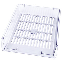 Лотки горизонтальные для бумаг, КОМПЛЕКТ 3 шт., 340&times;270&times;70 мм, прозрачный, BRAUBERG &laquo;Office&raquo;, 237258